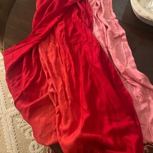 Red and Pink scarf